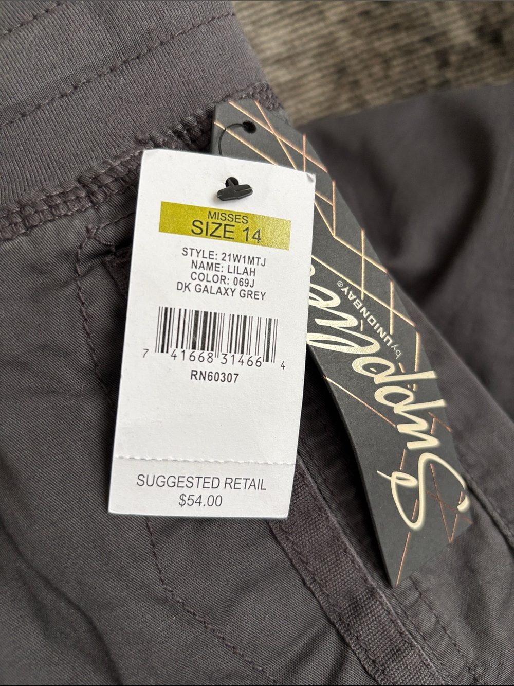 Lilah Dark Galaxy Grey Women's Trousers - Tailored Everyday Fit